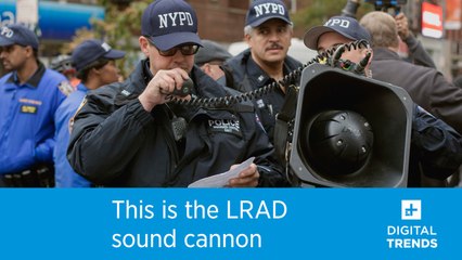 This is the LRAD sound cannon