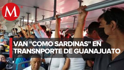 No hay medidas de sanidad en el transporte público de Guanajuato