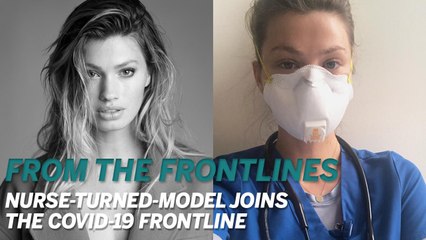 Video herunterladen: Nurse-Turned-Model Joins the COVID-19 Frontline