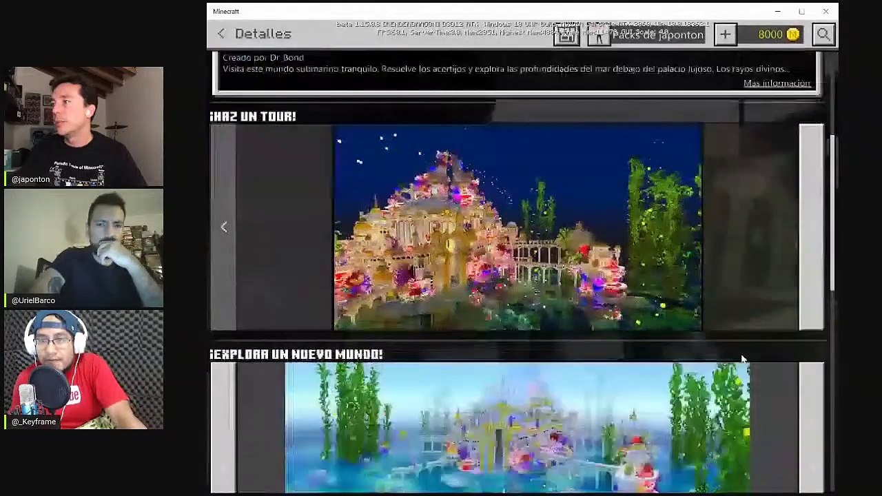 Jugando Minecraft Beta con RTX Ray Tracing