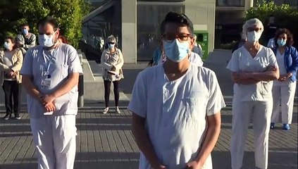 El personal sanitario de Madrid protesta en la calle por la precariedad laboral