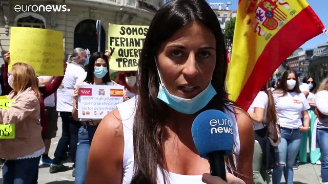 Los feriantes madrileños reclaman la vuelta al trabajo