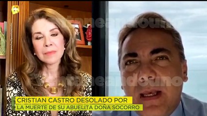 ¡Cristian Castro se confiesa desolado por la muerte de su abuela! | Ventaneando