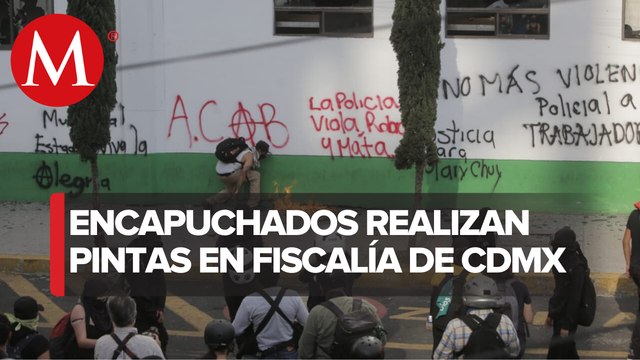 Vandalizan encapuchados instalaciones de FGJ