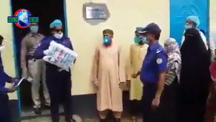 সেই ইমামকে টুপি পড়িয়ে সম্মানিত করলেন পুলিশ সুপার