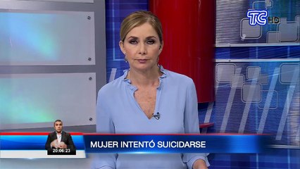 Mujer intentó suicidarse en Quito