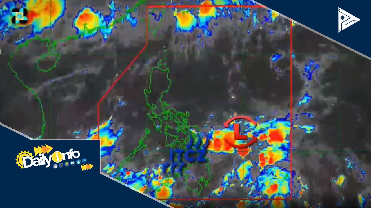 PTV INFO WEATHER: ITCZ, patuloy na nakaaapekto sa ilang bahagi ng Visayas at Mindanao