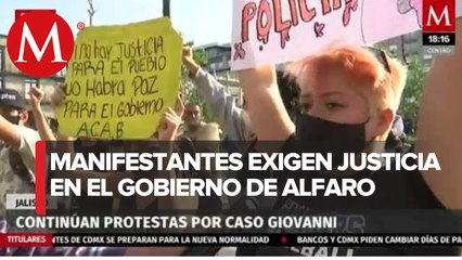 Continúan protestas por caso Giovanni en Jalisco