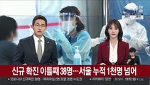 신규 확진 이틀째 38명…서울 누적 1천명 넘어