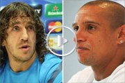 ¡La garra de Puyol! Cuando le puso la cara a un bestial tiro de Roberto Carlos