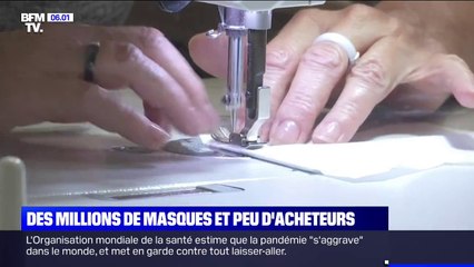 Download Video: Des entreprises françaises souhaitent que l'État rachète leur surproduction de masques