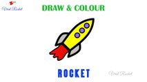 How to Draw a Rocket easily | Art Breeze # 49 | Rocket Drawing | Simple Rocket Drawing and Colouring