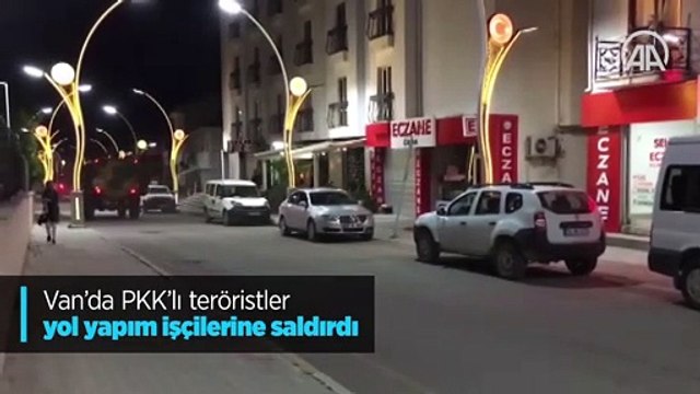 Van'da PKK'lı teröristler yol yapım işçilerine saldırdı: 2 şehit, 8 yaralı