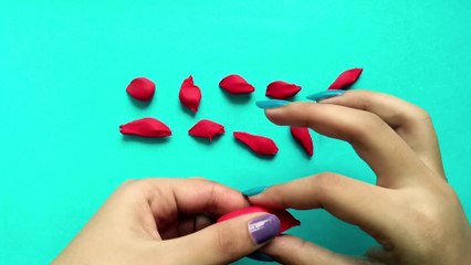 How to make a Clay rose flower tutorial | Easy Clay Art for kids | Art for Kids |  Anygraphy