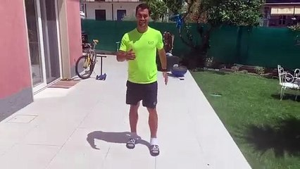 Fabio Fognini ritorna a camminare dopo l'intervento (Credit: @instagram @Fabiofogna)