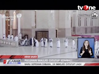 Baru Buka Sepekan, Arab Saudi Kembali Tutup 39 Masjid