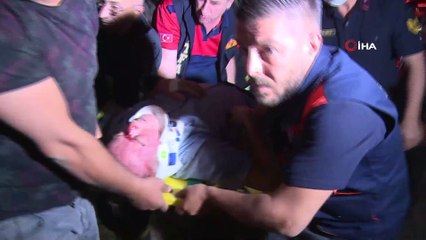 Yaralıyı, sedyeden düşürdüler