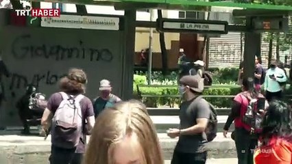 Meksika'da protestocular kamu binalarını ateşe verdi