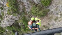 Rescatado un senderista tras caer 15 metros por un barranco de Málaga