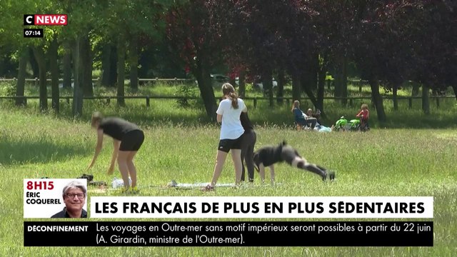 Les Français de plus en plus sédentaires
