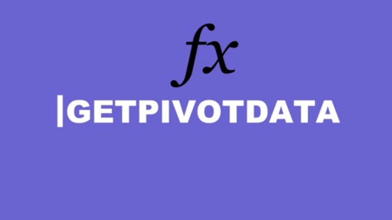 GETPIVOTDATA Function | Easy to Work With PivotTable Data