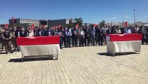 Çatak'taki terör saldırısında şehit olan 2 işçi için tören düzenlendi - VAN
