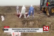 Cañete: cementerio para fallecidos por COVID-19 tendrá capacidad para 1.700 tumbas