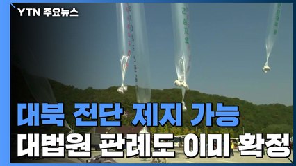 "현재도 대북 전단 막을 수 있어"...날려 보내면 처벌 불가능 / YTN