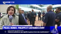 Édouard Philippe et Christophe Castaner en déplacement à Evry ce mardi pour rencontrer des policiers et des jeunes de la ville
