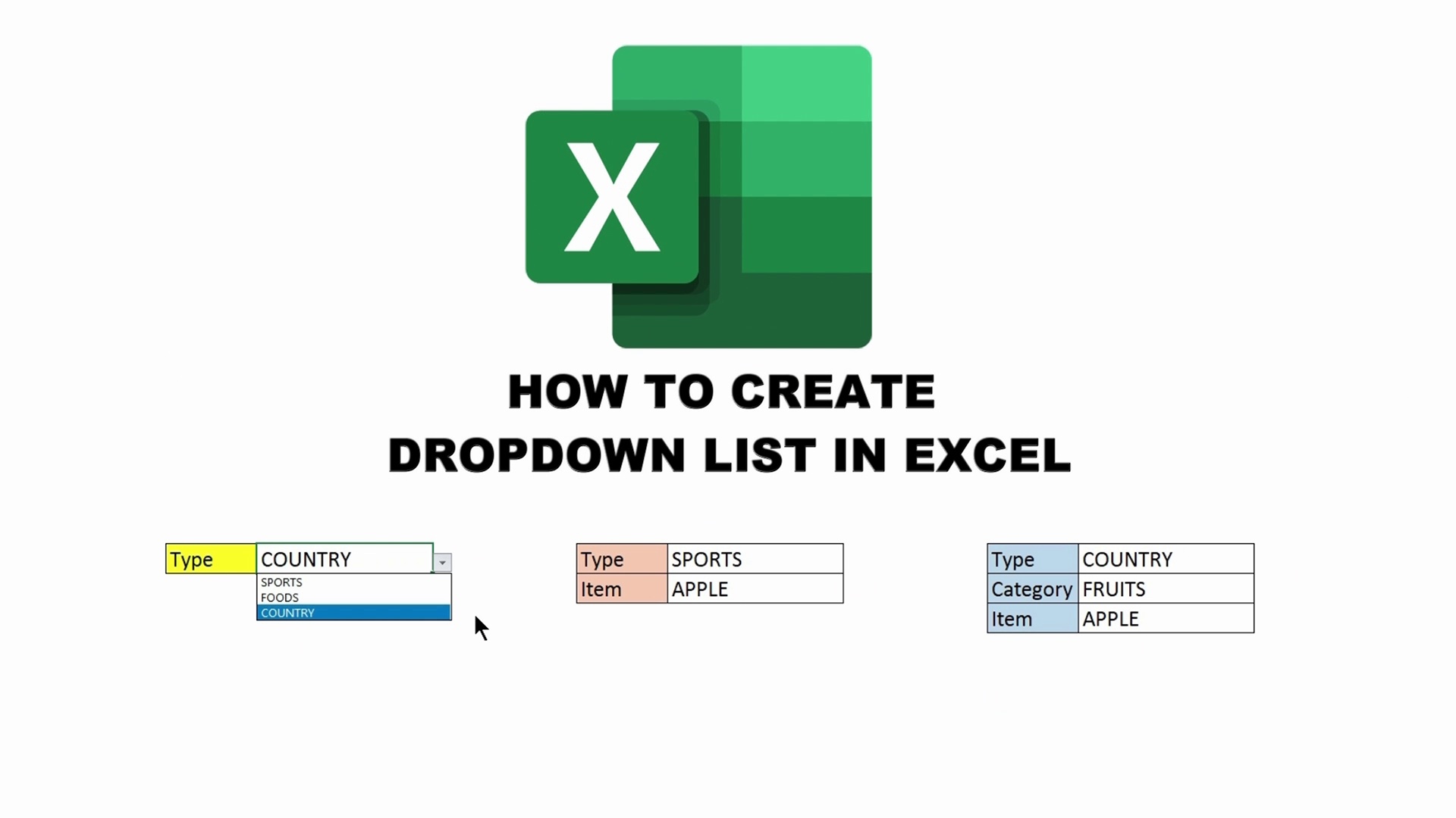 Excel Video Tutorial for Beginners