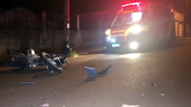 Motociclista fica ferido em acidente no bairro Interlagos