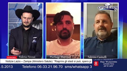 Fabrizio Casinelli a CITTACELESTE TV: "Ecco cosa penso dell'algoritmo" - VIDEO