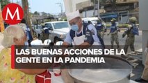 Comedor de Baja California ofrece alimentos para abuelitos afectados por el covid-19