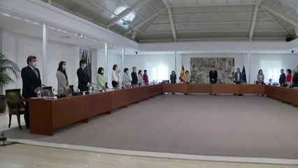 Consejo de Ministros presencial y con mascarilla