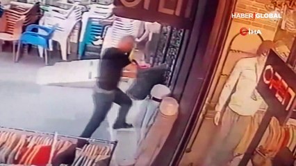 Hırsızın pişkinliği izleyenleri şaşırttı