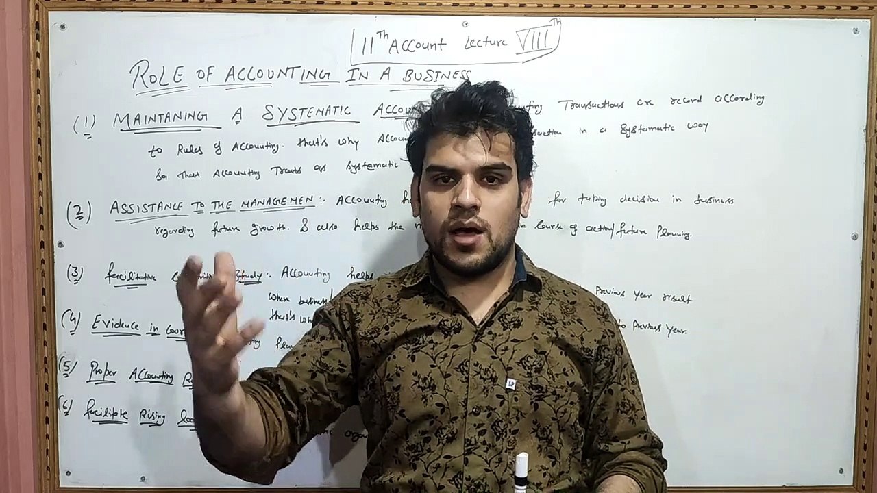 CBSE -11th -- ACCOUNTS -- Unit -1  lecture -8  (Functions of Accounts)By Rajan sir