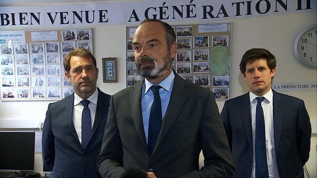 Allocution à la suite d'échanges avec des policiers et des acteurs associatifs à Évry