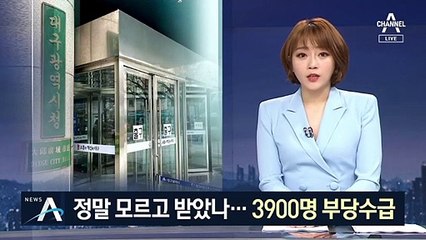 대구시 공직자 3900명, 긴급생계자금 25억 부당수급
