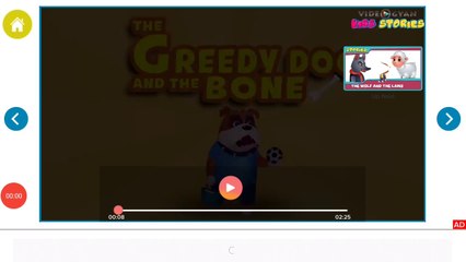 The greedy dog and the bone // bedtime stories  for kids //animated stories