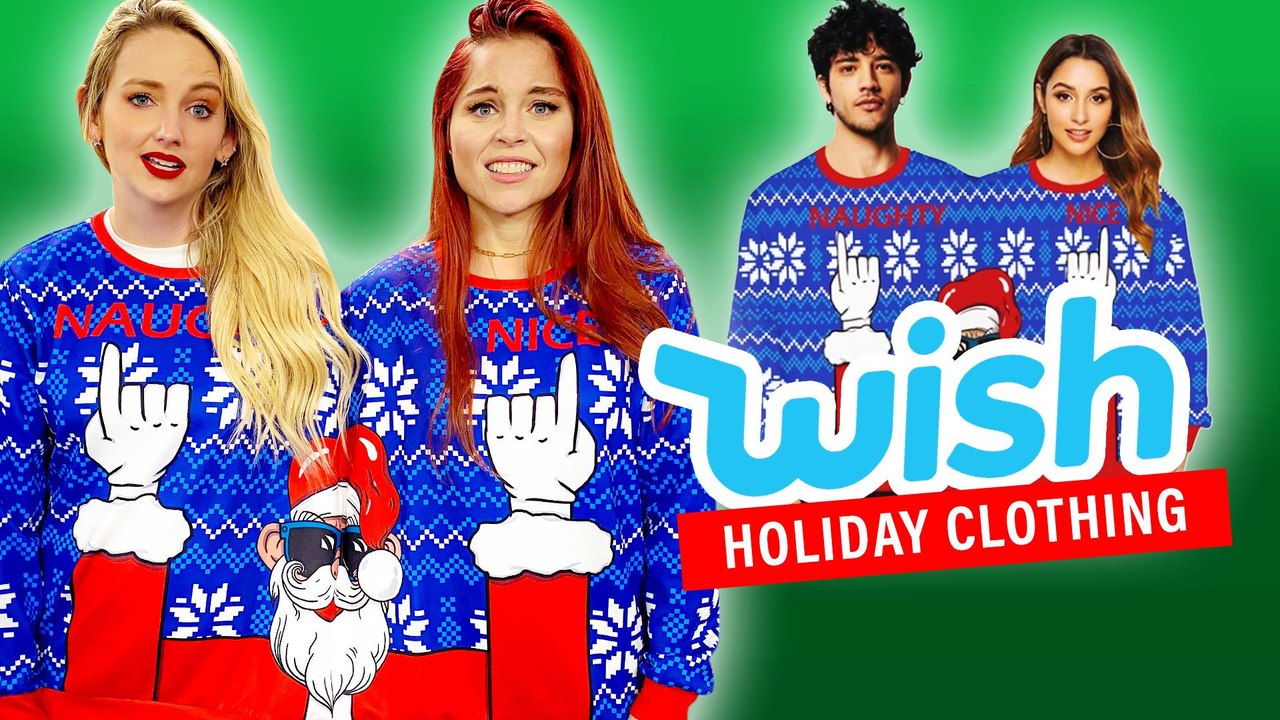 Trying Wish's WEIRDEST Christmas Outfits!