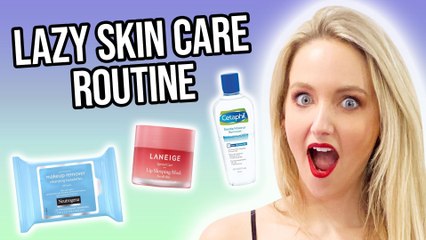 A Lazy Night Skincare Routine That WORKS!