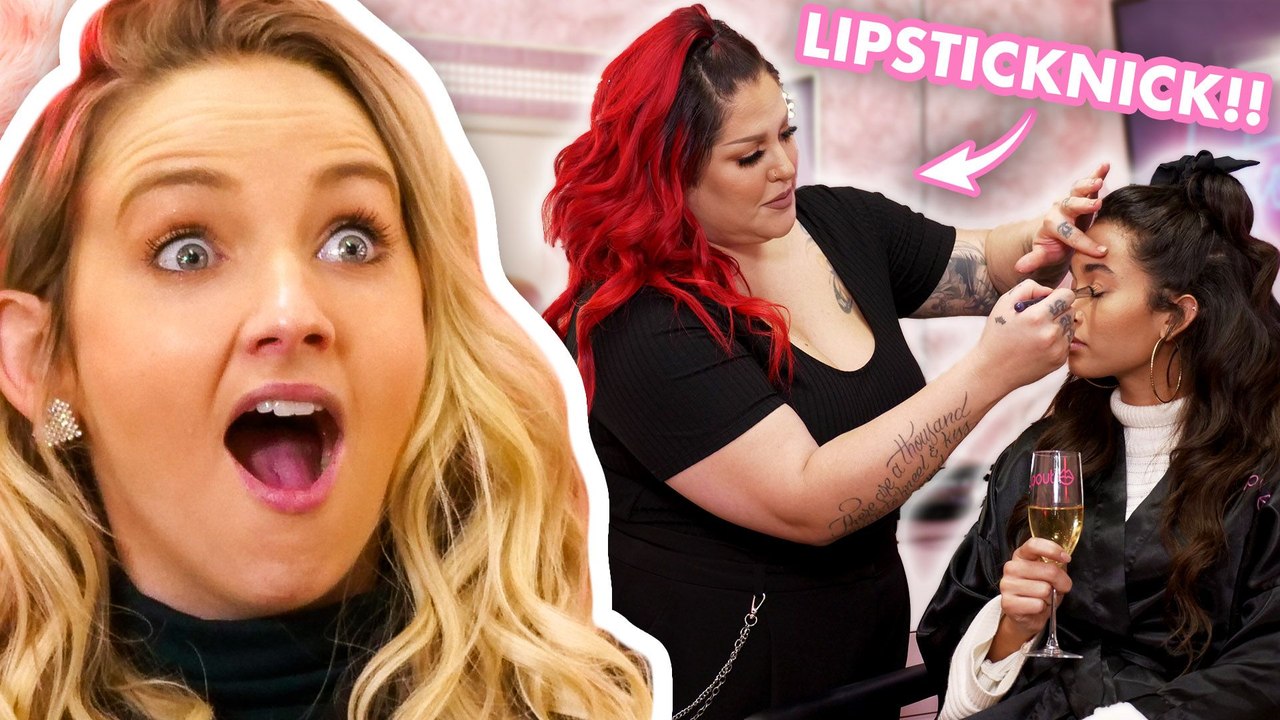 Jeffree Star’s Makeup Artist Does Our Makeup! ft. Lipsticknick