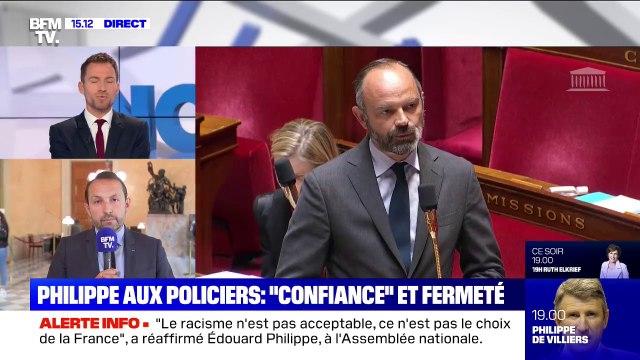 Édouard Philippe : La police nationale, la gendarmerie ne sont pas racistes f