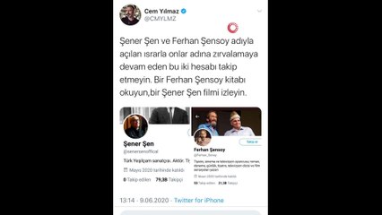 - Ünlü oyunculardan ‘Şener Şen’ uyarısı