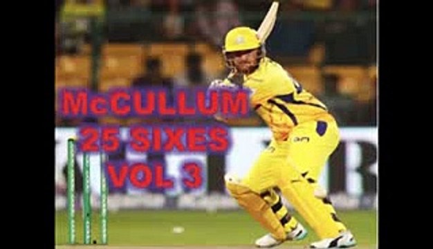 Brendon McCullum - 25 Amazing sixes by Brendon McCullum Vol 3