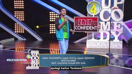 Stand Up Comedy Dzawin: Di Pesantren Ustad Gua Jadi Komentator Bola, Adem... - SUCI 4