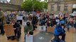 Black Lives Matter / Justice for George Floyd protest in Derry City , Ireland