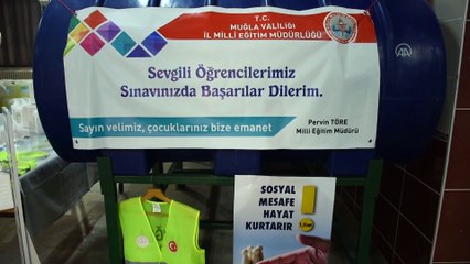 Sınava girecek öğrenciler için hijyen paketi hazırlandı - MUĞLA