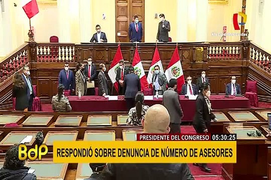 Manuel Merino respondió sobre denuncia de número de asesores en el Congreso