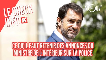 Ce qu'il faut retenir des annonces du ministre de l’Intérieur sur la police